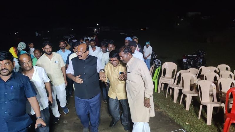 Earthquake During MP Umesh Jadhav Village stay In Kalaburagi grg