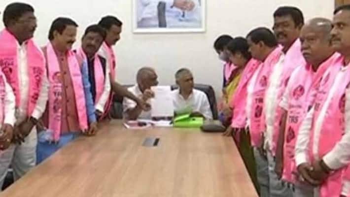 ministers filed six sets of nominations for TRS state president post ministers filed six sets of nominations for TRS state president post