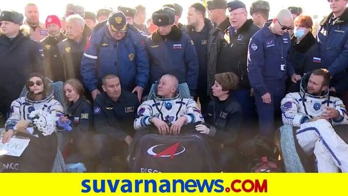 Russian film crew return to Earth after shooting the first movie in space dpl Russian film crew return to Earth after shooting the first movie in space dpl