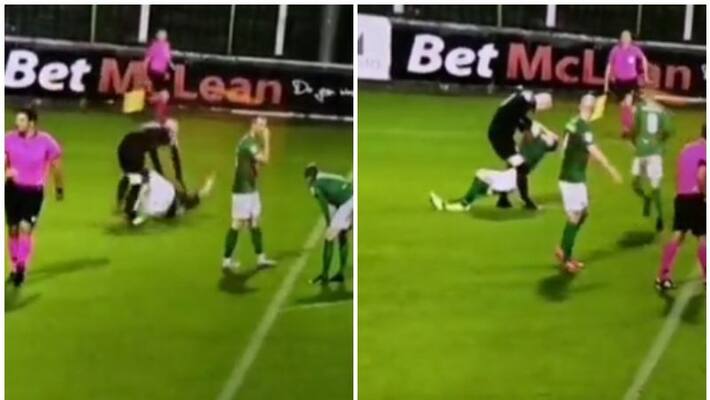 Goalkeeper Shown Red Card for Hitting and Chocking His Teammate Goalkeeper Shown Red Card for Hitting and Chocking His Teammate