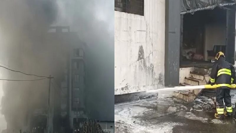 Gujarat Fire breaks out in Surat packaging unit 2 dead pod
