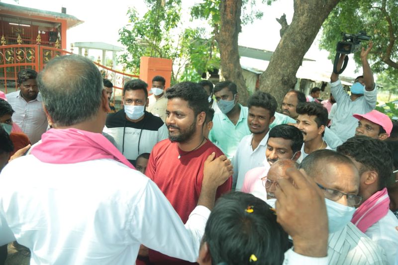minister harish rao election campaign at huzurabad bypoll