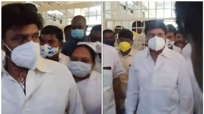 balakrishan surprise visit to hindupuram govt hospital balakrishan surprise visit to hindupuram govt hospital