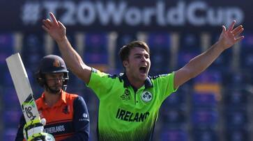 ICC World T20 2021: Curtis Campher's double hat-trick helps Ireland thrash Netherlands by 7 wickets-ayh ICC World T20 2021: Curtis Campher's double hat-trick helps Ireland thrash Netherlands by 7 wickets-ayh