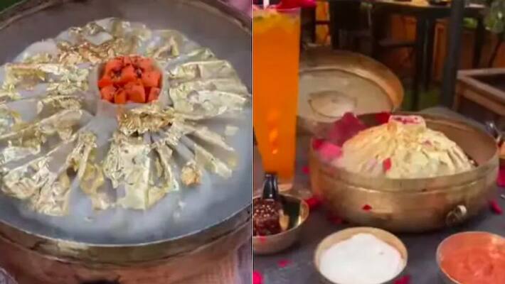 gold momos cooking Video goes viral in Mumbai gold momos cooking Video goes viral in Mumbai