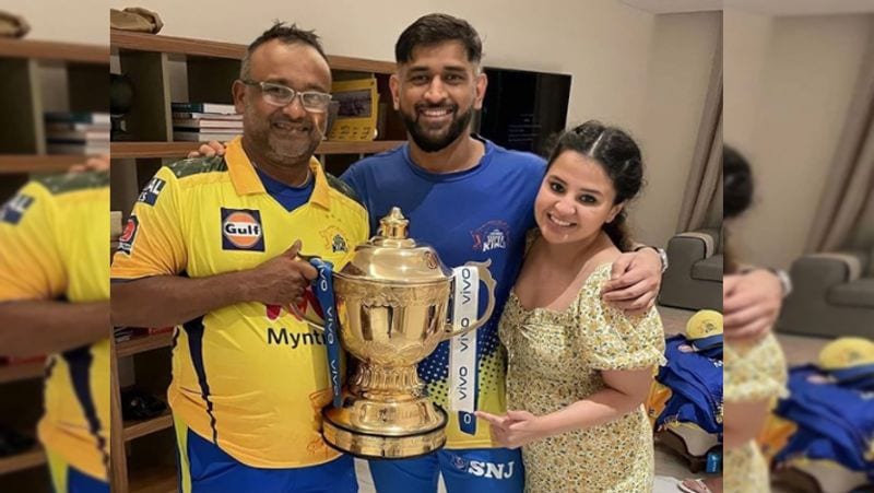 after T20 Worldcup 2021 defeat, CSK prepares for IPL Title Winner Celebrations, fans trolls MS Dhoni