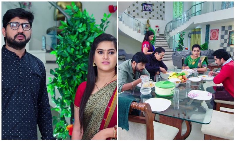 Karthik agrees to leave for America on Soundarya and deepa's request In todays karthika deepam serial episode