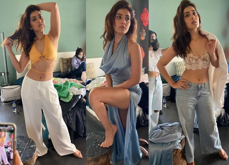 heroin raashi khanna shares private pics of her pre photo shoot