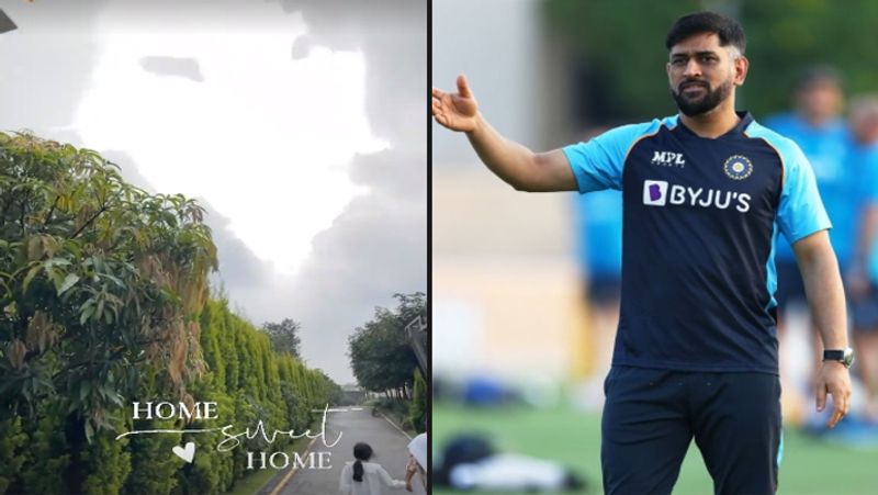 T20 world cup: MS Dhoni entry in Indian team as mantor, his wife Sakshi and Ziva return back to India