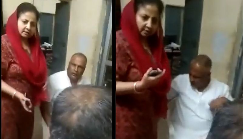 Rajasthan congress female MLA protest at police station along with her husband