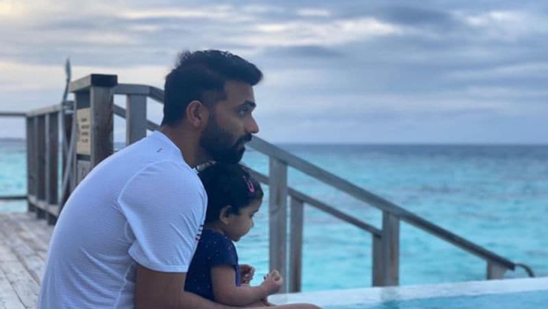 T20 world cup 2021: Indian team player Ajinkya Rahane enjoying vacation in maldives, see picture