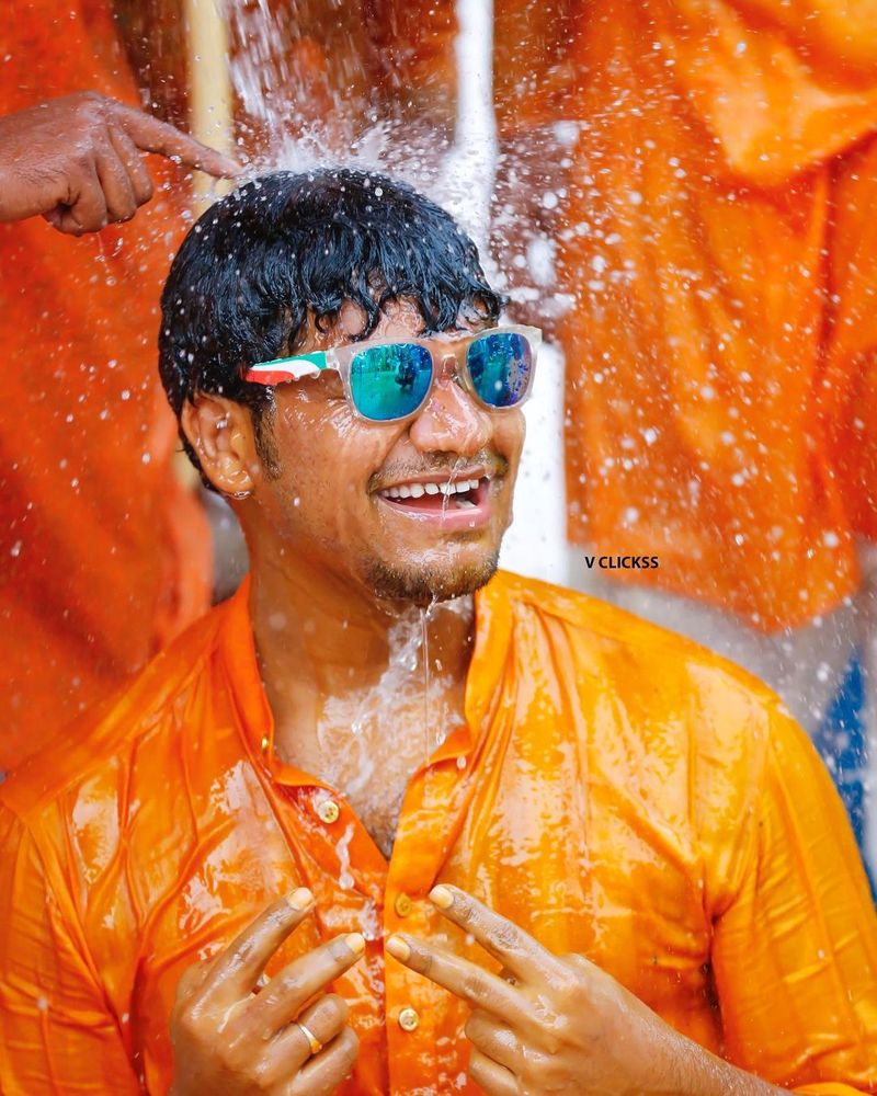 bigg boss fame mukku avinash marriage haldi photos goes viral