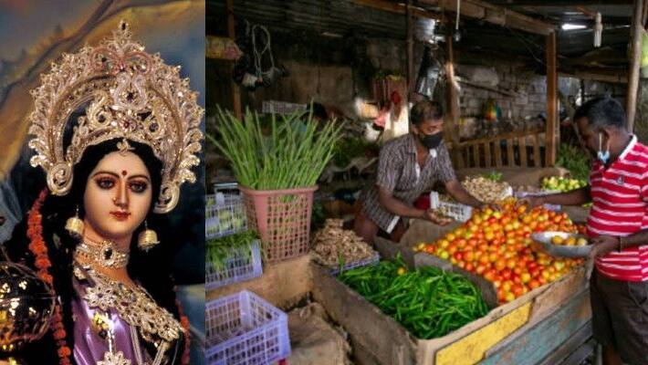 Vegetable and fruit price hike in kolkata for laxmi puja Vegetable and fruit price hike in kolkata for laxmi puja
