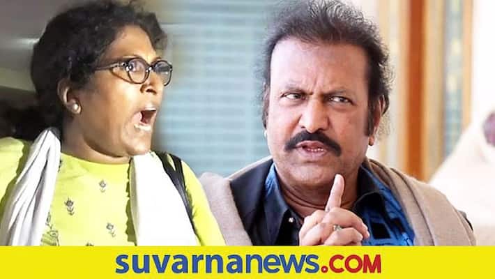 Telugu MAA actress Srinija open challenge to actor Mohan Babu vcs Telugu MAA actress Srinija open challenge to actor Mohan Babu vcs