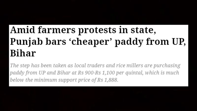 Fake News Farmers stop 200 trains during protests on October 18