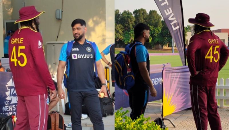T20 worldcup 2021: Ravi Shastri facing trolls after mentor ms dhoni on ground training stills