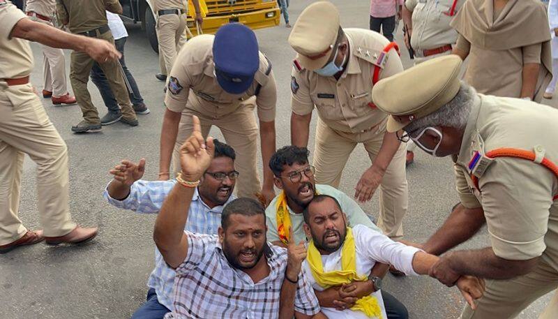 AP Bandh: Atchennaidu house arrested, TDP workers arrested