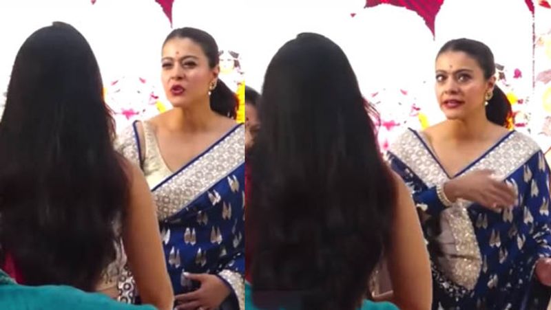 kajol and tanishaa mukerjee fight at durga puja for this reason, mother tanuja handle the situation