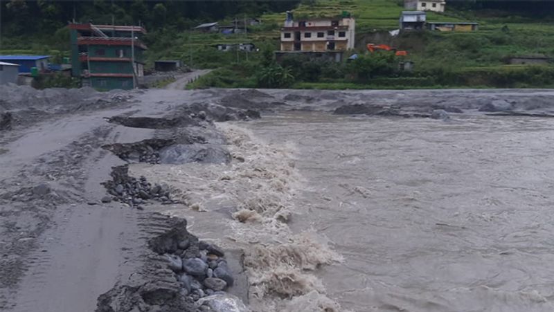 Shocking pictures of floods in Nepal