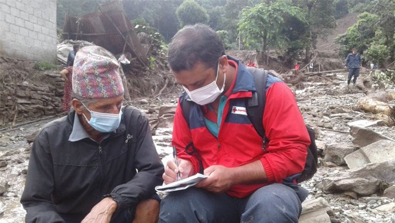 Shocking pictures of floods in Nepal