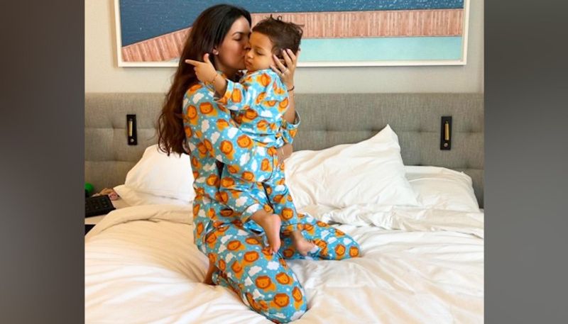 Hardik Pandya wife Natasa Stankovic ex-Aly Goni reacts to her latest picture with Agastya RCB