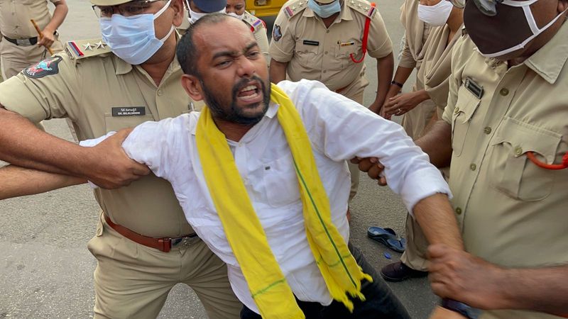 ap bandh... tdp leaders and supporters arrests in ap