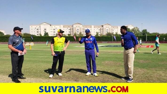 T20 World Cup Warm up match Australia won the toss elected to Bat First against India kvn T20 World Cup Warm up match Australia won the toss elected to Bat First against India kvn