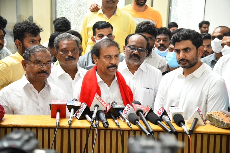 CPI Leader Ramakrishna Inspected TDP Head Office in Mangalagiri