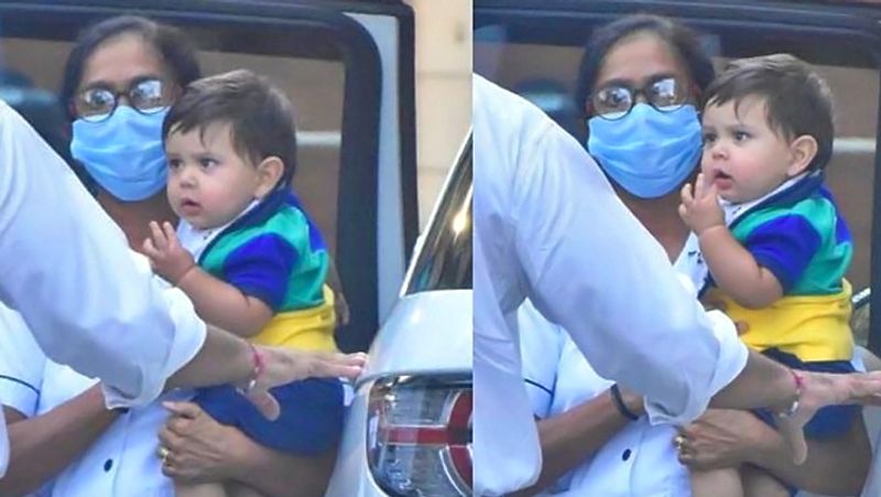 Kareena Kapoor spotted with younger son Jeh Ali Khan, toddler was seen staring at cameras