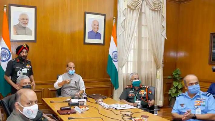 Asia largest defense exhibition in Gujarat, Defense Minister Rajnath Singh chairs Ambassadors' Round Table for DefExpo 2022 Asia largest defense exhibition in Gujarat, Defense Minister Rajnath Singh chairs Ambassadors' Round Table for DefExpo 2022