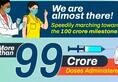 Corona Vaccination figure in India is close to 100 crores