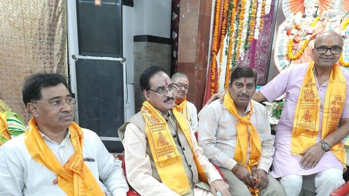 Sharad Poornima and Maharishi Valmiki Jayanti proramme at Shri Ram Temple by VHP Sharad Poornima and Maharishi Valmiki Jayanti proramme at Shri Ram Temple by VHP