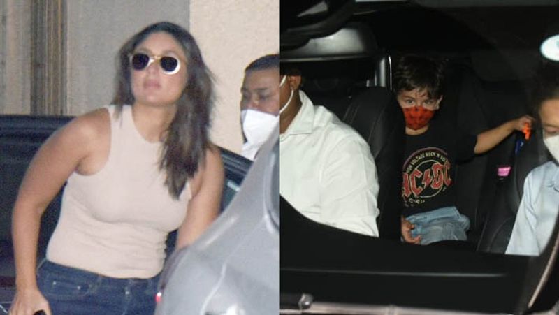 kareena kapoor son jeh ali khan got scared because of photographers camera flash light