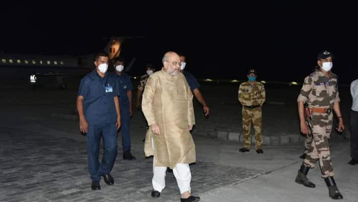 amit shah conducts aerial survey of rain ravaged uttarakhand as rescue ops continue amit shah conducts aerial survey of rain ravaged uttarakhand as rescue ops continue