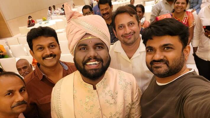 comedian viva harsh got married director maruthi convey his best wishes comedian viva harsh got married director maruthi convey his best wishes