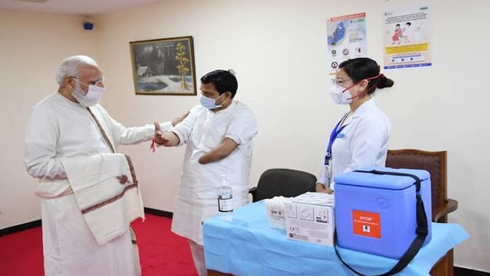 PM Modi says Country Now Has Protective Shield Of 100 Crore Vaccine Doses PM Modi says Country Now Has Protective Shield Of 100 Crore Vaccine Doses