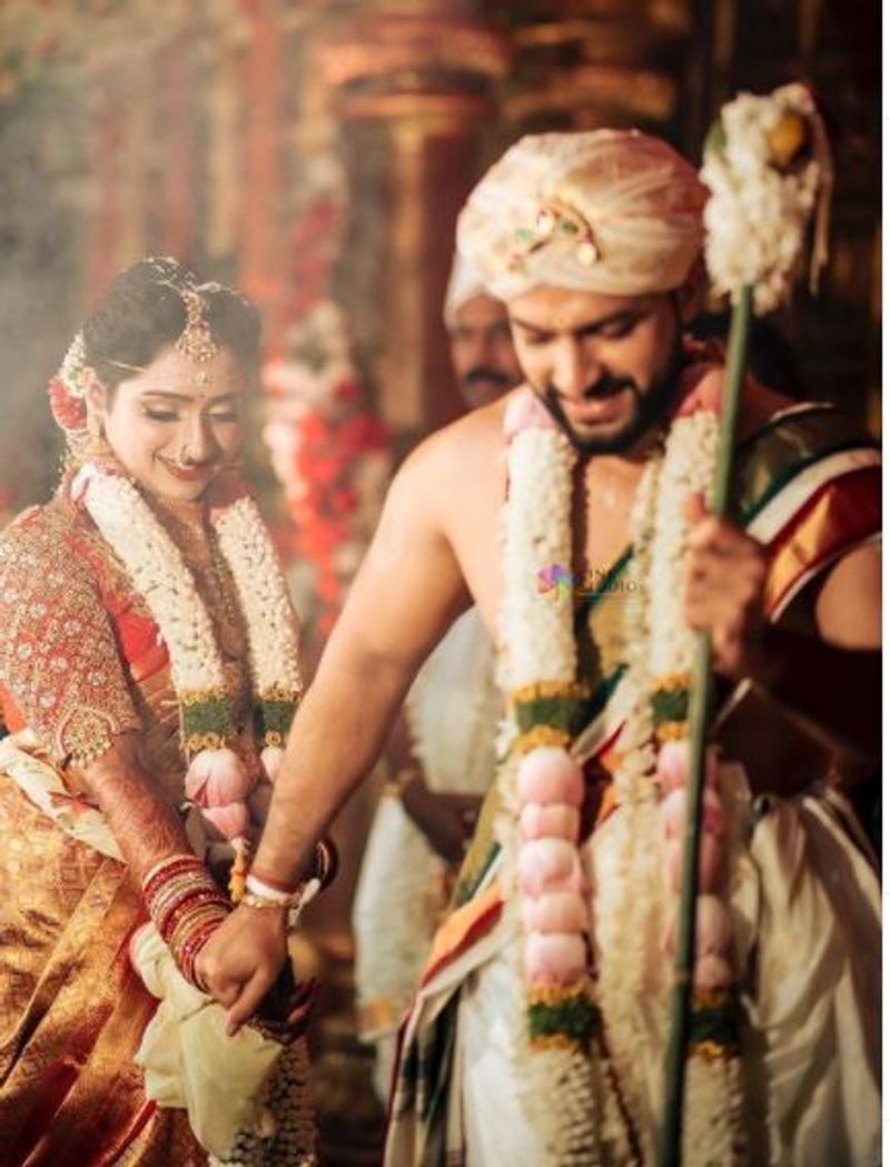 Kannada Trinayani fame Ashika Padukone ties knot with Chetan kumar vcs