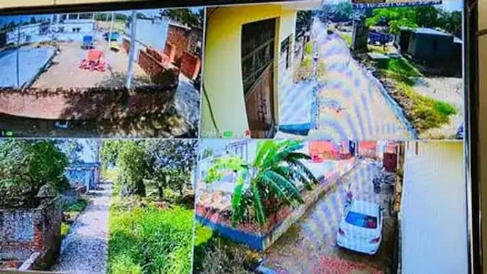 UP Meerut To prevent buffalo theft in Kudhla village Pradhan got 40 CCTV cameras installed UP Meerut To prevent buffalo theft in Kudhla village Pradhan got 40 CCTV cameras installed