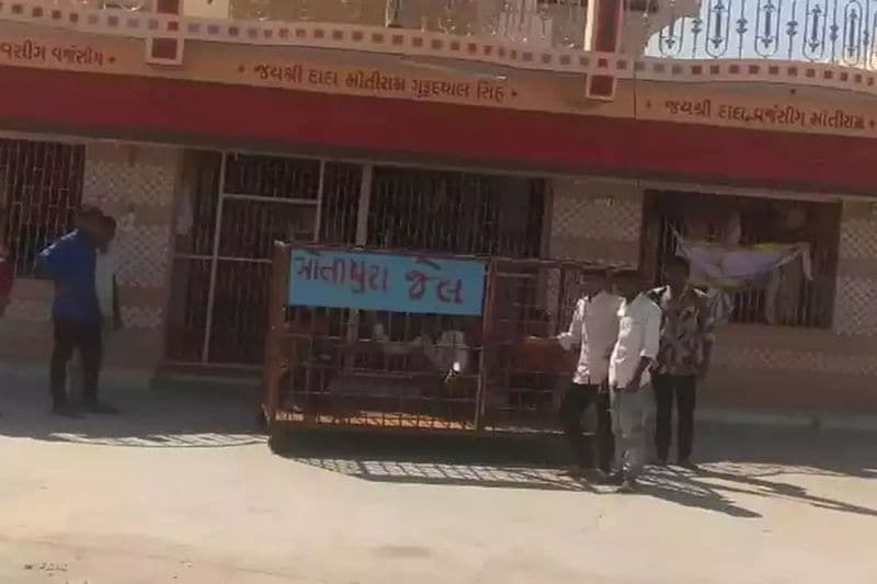 Gujarat unique social experiment against alcohol drinking, guilty will have to spend night in cage and pay fine too in ahmedabad