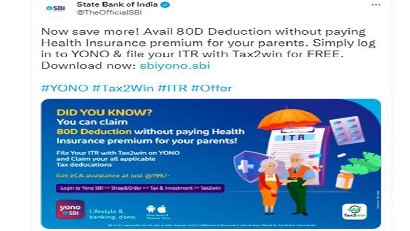SBI customers can file ITR for free through YONO app, can get it filled by CA in Rs 199