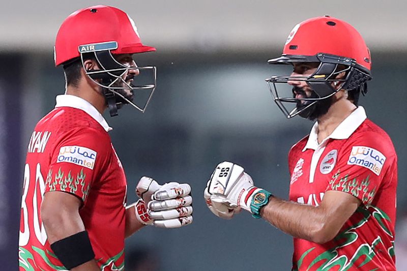 T20 World Cup - Indian and Pakistani cricketers playing together Oman ALB