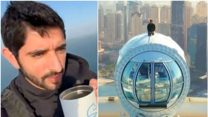 Sheikh Hamdan on the top of Ain Dubai video Sheikh Hamdan on the top of Ain Dubai video
