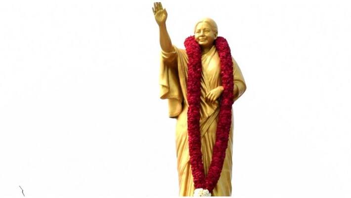 AIADMK seeks permission to maintain Jayalalithaa statue.. we will maintain with.. says dmk government AIADMK seeks permission to maintain Jayalalithaa statue.. we will maintain with.. says dmk government
