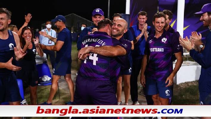 T20 World Cup 2021 - Scotland reaches maiden T20 World Cup Super 12 with historic win against Oman ALB T20 World Cup 2021 - Scotland reaches maiden T20 World Cup Super 12 with historic win against Oman ALB