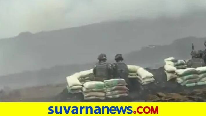 Indian army demonstrates battle drill to destroy enemy tank in Arunachal pod Indian army demonstrates battle drill to destroy enemy tank in Arunachal pod