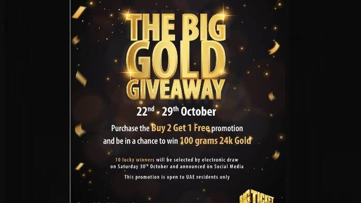 big ticket to give gold to customers through Big Gold Giveaway big ticket to give gold to customers through Big Gold Giveaway