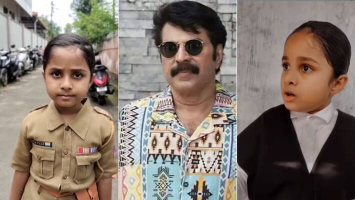 actor mammootty appreciate avarthana to imitate his character actor mammootty appreciate avarthana to imitate his character