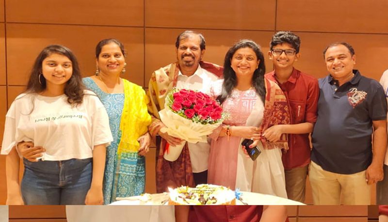 MLA Roja Celebrated Her husband birthday