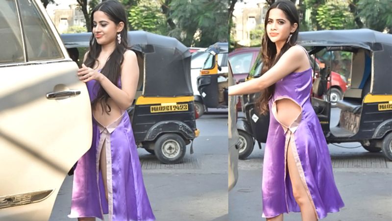 Urfi Javed spotted given pose to camera in a weird dress