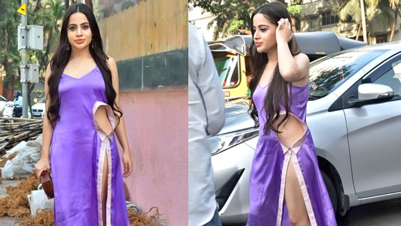 Urfi Javed spotted given pose to camera in a weird dress